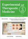 Experimental and Therapeutic Medicine雜志封面
